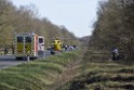 Schwerer VU Krad Fahrrad Koeln Porz Alte Koelnerstr P013